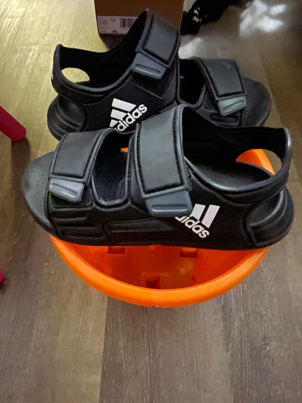 New Adidas boys sandals size 12